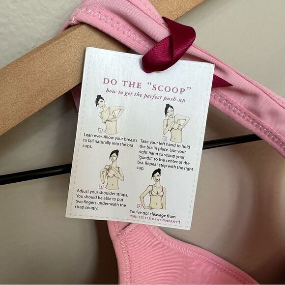 The Little Bra Company NWT Elizabeth Bra Size 28A Racerback Bra in Pink Petal - Picture 11 of 13